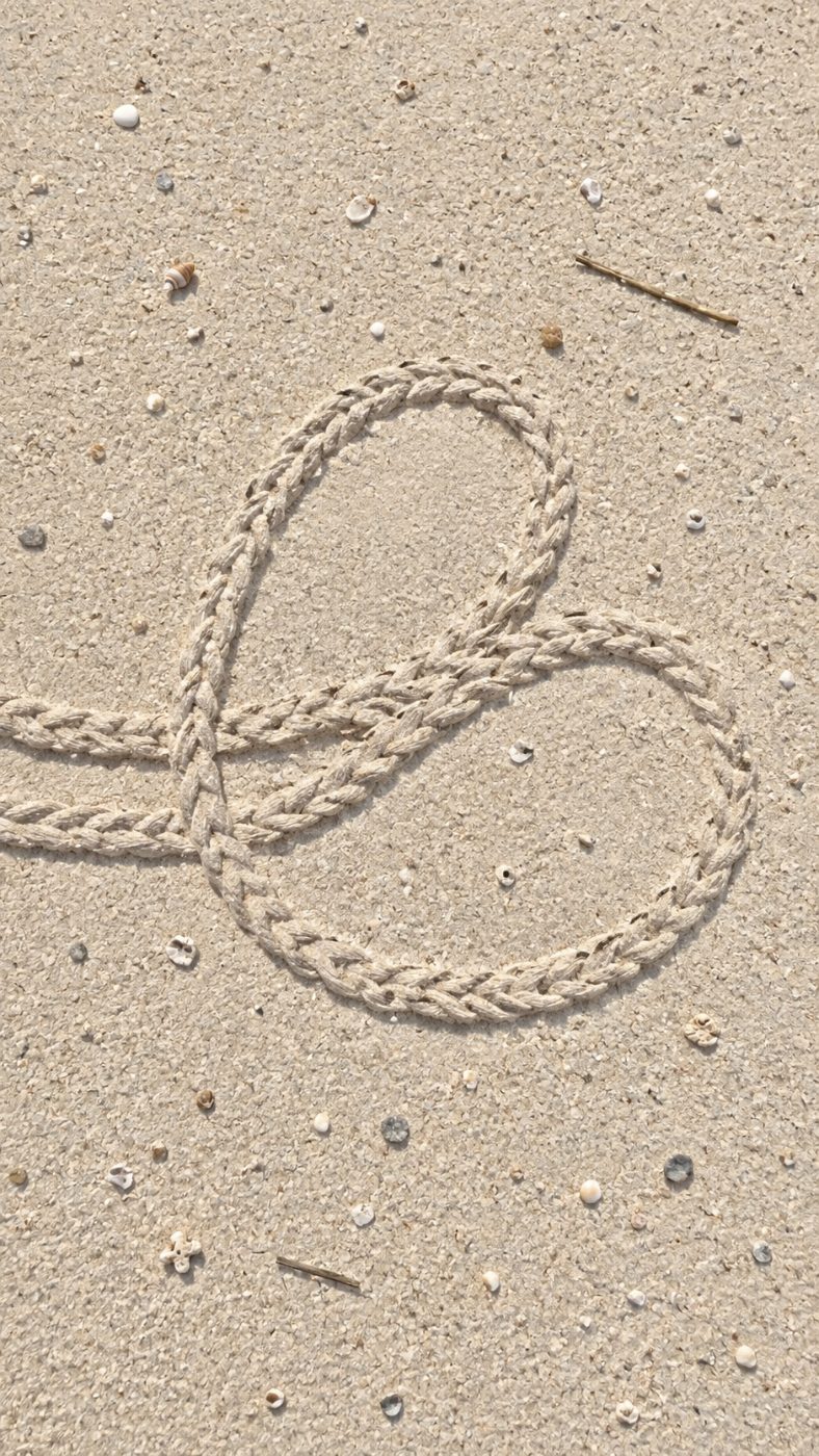 Beastie raffia monogram